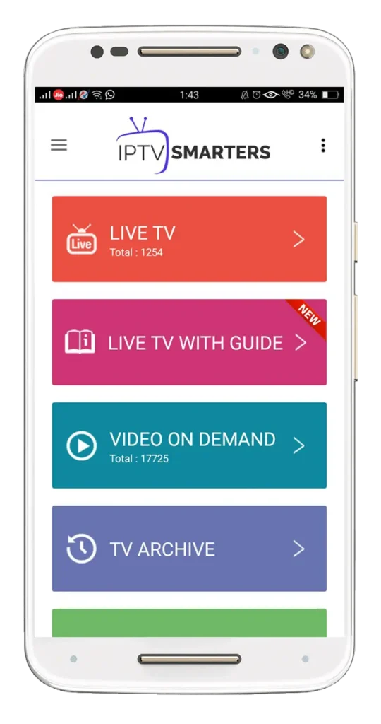 IPTV Smarters Android Pro